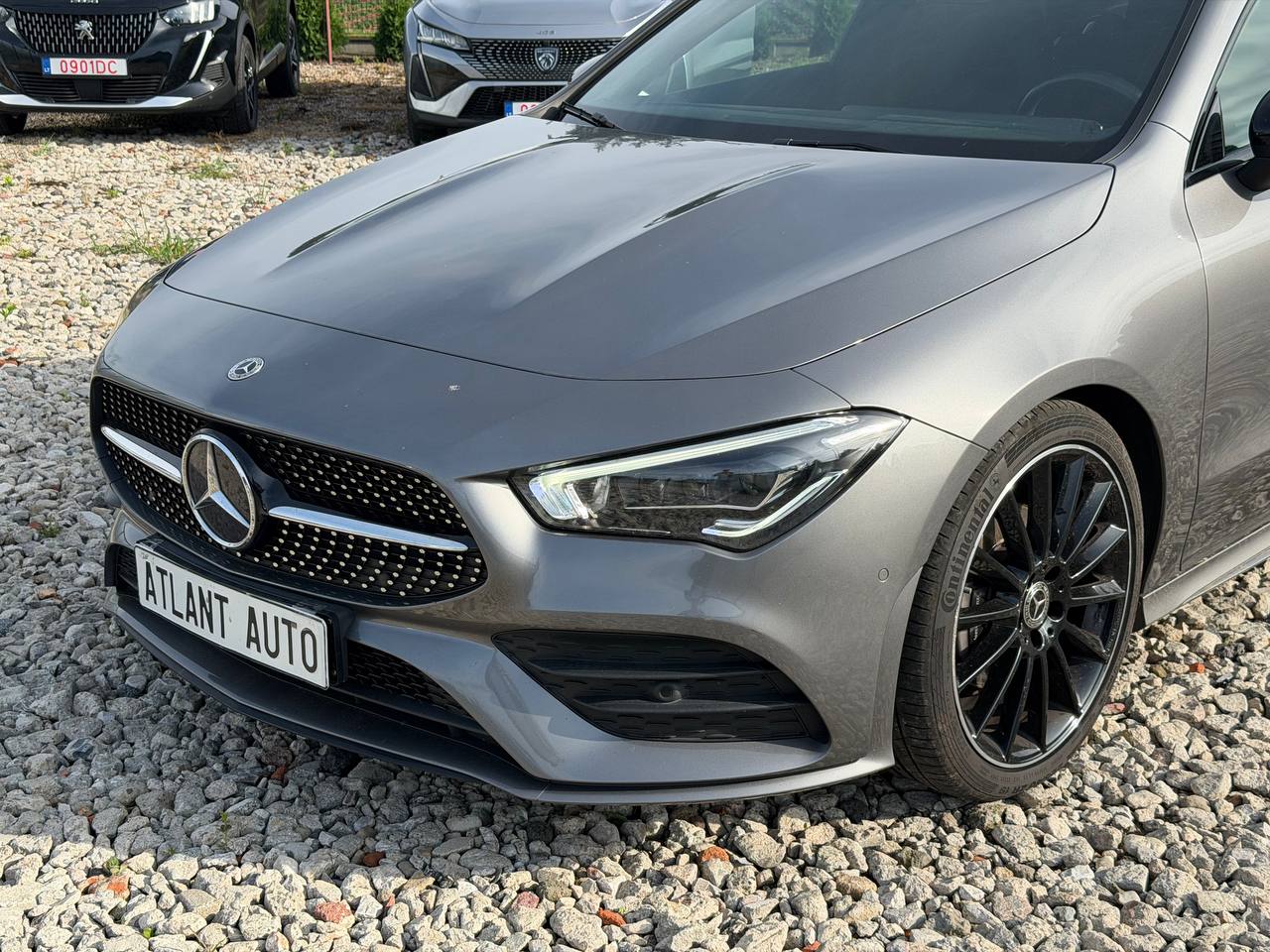 Серый Mercedes-Benz CLA 180 AMG Line из Европы
